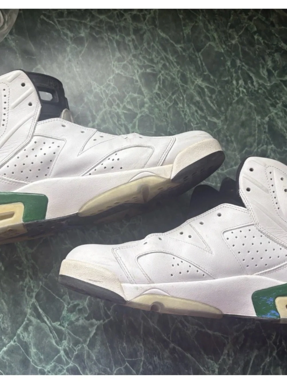 Nike Air Jordan 6 Retro White Black Green Men’s Sneakers